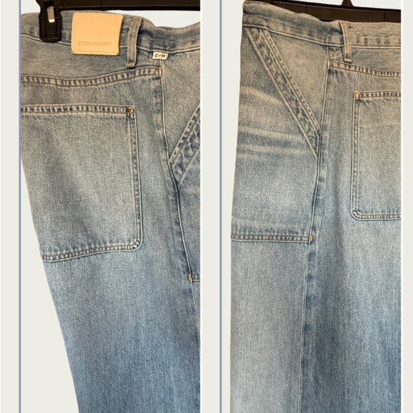Citizens of Humanity Ayla Cargo Jeans Zenith Medium Wash Wide Leg Size 29 - Picture 14 of 16